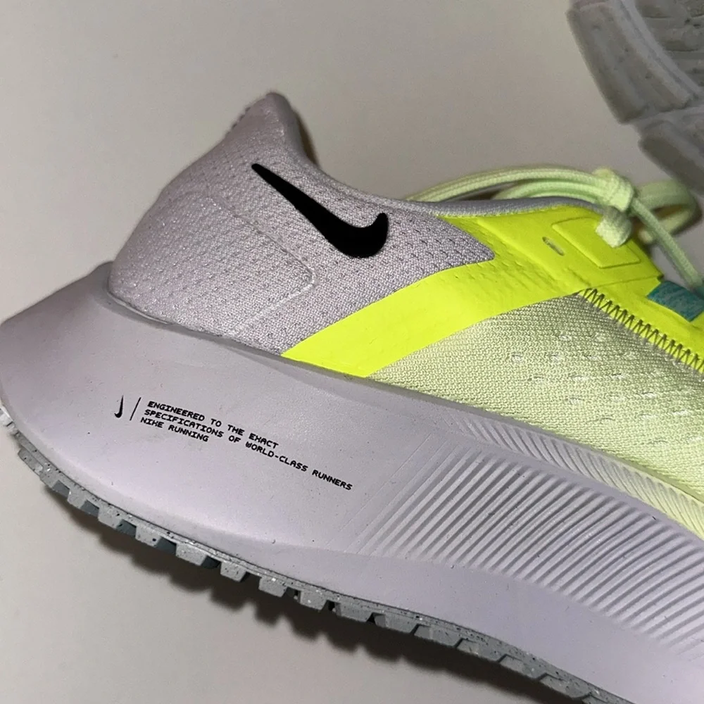 NIKE Air Zoom Pegasus 38 barely volt/black womens running walking sneakers 6.5